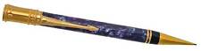 Parker Duofold  Pencil Blue Marble & Gold  0.9mm New In Box Made In Uk picture