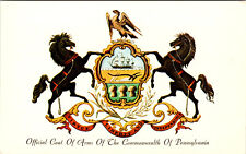 Postcard Official Coat Of Arms Of The Commonwealth Of Pennsylvania picture