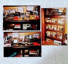 Lot Of 12 - Color Photos Of Vintage Tube Radios Some In Showcase 4