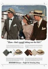 1947 STETSON FLAGSHIP & WARWICK HAT & American Airlines Plane DECORATIVE METAL S picture
