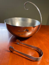 Art Deco Chase Ice Bucket and Chase Tongs picture