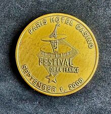 2000 PARIS HOTEL CASINO 1st ANNIVERSARY TOKEN COIN **FESTIVAL DE LA FRANCE**  picture