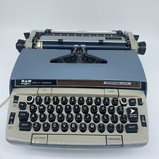 Vintage 1960s Smith Corona Electra 210 Blue Portable Electric Typewriter(Works) picture