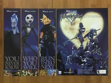 2002 Kingdom Hearts PS2 Playstation 2 Print Ad/Poster Original Official RPG Art picture
