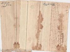 Maryland Justice of the Peace Antique Affidavit Police Court Documents 1840s picture
