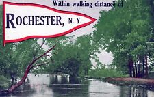Within Walking Distance of Rochester New York Postcard picture