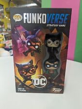 Funko POP FunkoVerse Strategy Game #101 DC Batman w/ Catwoman & Robin New Open picture