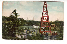 Postcard: Franklin, PA (Pennsylvania) - oil wells, postmark 1909 picture