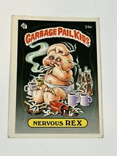 Nervous Rex 1985 Topps GPK Garbage Pail Kids OS1 Series 1 #24a (Matte) picture