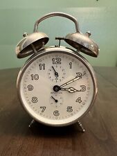 Vintage Jaz Repetition Alarm Clock Mechanical Retro Works picture