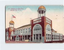 Postcard Entrance to Steel Pier Atlantic City New Jersey USA picture