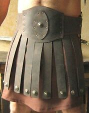 Medieval Knight Roman Gladiator Leather Waist Armor Kidney Belt Wide Waist Belt picture