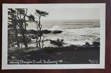 RPPC Along Oregon Coastal Highway 101 Vintage Postcard picture