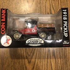 Texaco Gearbox 1918 Ford Runabout Pickup Truck Diecast Coin Bank NEW picture