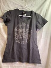 Harley Davidson Women’s Kersting's North Judson IN Size M Gray T-Shirt   509 picture