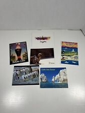 Lot of 6 Assorted Random Destination Postcards - Bogota Panama Texas Petra picture