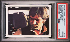 1977 PANINI STICKERS STAR WARS (ITALY) 178 A CONCENTRATING HAN SOLO PSA 8 picture