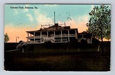 Altoona PA-Pennsylvania, Cricket Club, Antique Vintage c1912 Souvenir Postcard picture