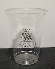 RARE BRAND NEW plastic cup from Waldorf Astoria Hotel New York picture
