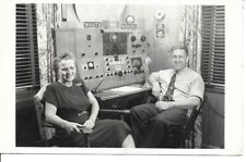 QSL 1949 Flint Michigan RPPC  radio card picture