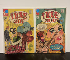 CHARLTON COMICS  I LOVE YOU  90 & 102- 1973  ROMANCE   SUSAN DAY  PIN UP 15 Cent picture