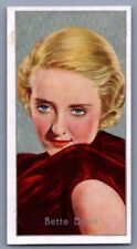 1936 Carreras Film Stars Bette Davis #48 | Original British Cigarette Card picture