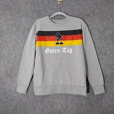 Disney Parks Epcot Germany World Showcase Mickey Flag Sweatshirt Med Guten Tag picture