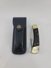 Buck 110 Folding Hunter Knife, Lockback, USA, 2021 Sheath Case- Good Condition  picture