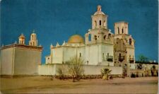 Postcard Mission San Xavier del Bac White Dove of the Desert Tucson Arizona 6247 picture