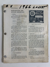 Vtg. AMERICAN LA FRANCE Continental Motors, Model K Engine Instruction booklet picture