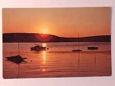 Sunset On Lake Hopatcong Morris County New Jersey  Postcard picture