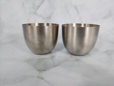 Genuine pewter Leonard Jefferson Cups Made in Bolivia Set Of 2 picture