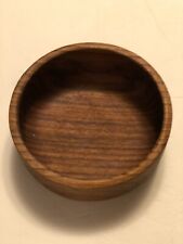 Beautiful Wood Bowl Stripes Teak? 6” inches - see photos inside picture