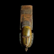 African Wooden Hand Carved Vintage Wall Mask African Art Guro Yaure-9937 picture