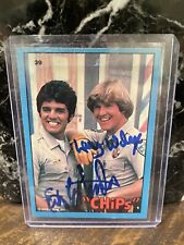 1979 Donruss CHIPS Signed Erik Estrada And Larry Wilcox - Autograph picture