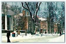 1963 North Main Street Darthmouth College Campus Hanover NH, Winter Postcard picture