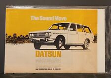 Datsun Wagon Automobile The Sound Move Vintage Print Ad 1969 picture