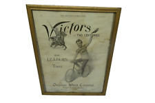 Youths Companion Feb 21st 1895 Overman Wheel Company Victor Bicycles Advertising picture