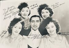 Danny Lipton & The Liptonelles 1930’s Dancers  Signed Approx 10 x 8 Photo picture