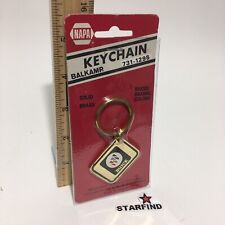 Napa Balkamp BUICK Keychain VINTAGE Brass Enamel Metal Key Chain Ring Rare SEE⭐️ picture
