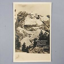 RPPC Construction of Mount Rushmore SD South Dakota Unposted National Park picture