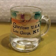 Vintage Storytown USA shot glass Lake George NY Federal Glass Mini Mug picture