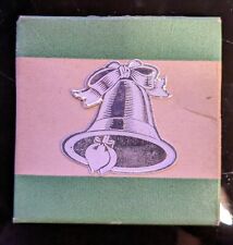 Antique Dennison  Christmas Large Foiled Bells Box Unopened picture