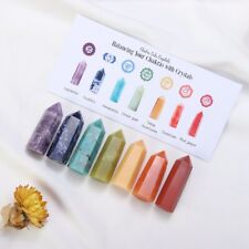 40-50mm Natural Healing Quartz Crystal Point Wand Gemstone Decor Set W/ Gift Box picture