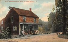 1908? WC Burhrman's Country Store Bayside NY post card Queens picture