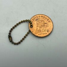 Westinghouse Life-Line Motors Keychain FOB Advertising Vintage Cool Slogan picture