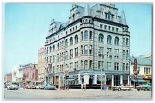 c1950's Looking On Main Street Classic Cars Building View Xenia Ohio OH Postcard picture