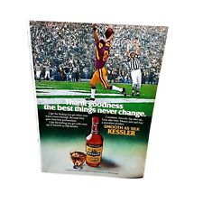 1978 Kessler Whiskey USC Trojans Football Ad Vintage Print Ad 70s picture