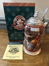 Anheuser Busch Collectors Club Membership Stein 1999 The Golden Age Of Brewing picture