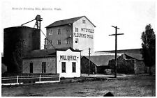 Postcard Ritzville, Washington WA Flour Mill Sacks Office Ex Silo Reprint #75279 picture